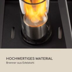 Fiamme Triangolo Ethanol-Laterne 2-Set Edelstahl-Brenner 0,3 Liter 4h Brenndauer -Einrichtungsgeschäft 10036072 de 0005 logo
