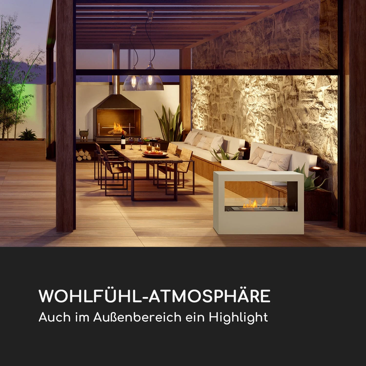 Fiamme Scoppi Ethanol-Kamin Edelstahl-Brenner 3 Liter 5-6 H Brenndauer 6 Fiamme Scoppi Ethanol-Kamin Edelstahl-Brenner 3 Liter 5-6 H Brenndauer – Bild 4