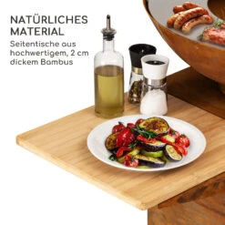 Savage 2.0 Tall Feuerschale Mit Grill Bambus-Seitentische Inkl. Wetterschutz -Einrichtungsgeschäft 10036087 de 0003 logo