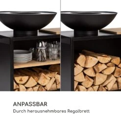 Savage 2.0 Wide Feuerschale Grill Bambus-Schneidebrett Wetterschutz -Einrichtungsgeschäft 10036090 de 0004 logo