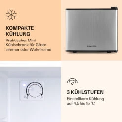 Geheimversteck Mini-Kühlschrank 2 Ebenen 17Ltr. 26dB Thermoelektrisch -Einrichtungsgeschäft 10036105 de 0005 logo