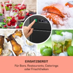 Powericer XL Eiswürfelmaschine 20 Kg/Tag 145 Watt -Einrichtungsgeschäft 10036152 de 0003 usp