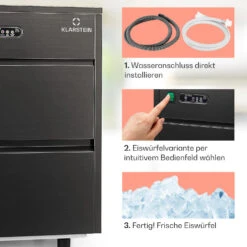 Powericer XL Eiswürfelmaschine 20 Kg/Tag 145 Watt -Einrichtungsgeschäft 10036152 de 0004 usp