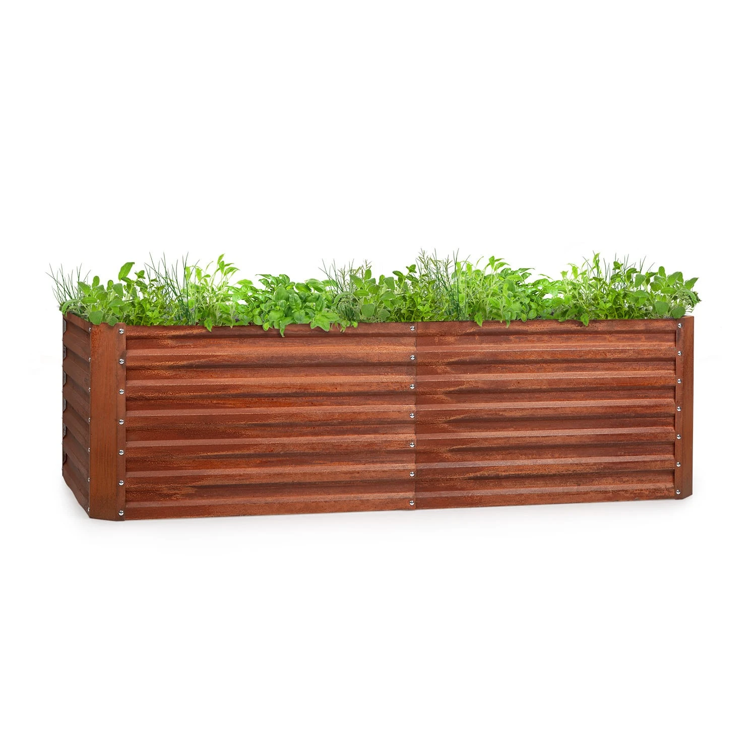Rust Grow Hochbeet Gartenbeet Verzinktes Stahlblech Rost-Finish 3 Rust Grow Hochbeet Gartenbeet Verzinktes Stahlblech Rost-Finish