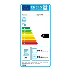 VaporChef Dampfbackofen 230 °C 31 L Drehregler EEK A -Einrichtungsgeschäft 10036173 energy label
