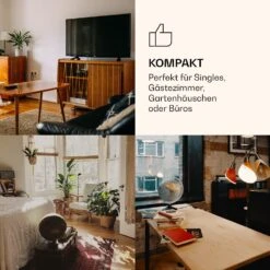 CoolArt 45L Mini-Kühlschrank EEK F Gefrierfach 1,5l Designtür -Einrichtungsgeschäft 10036183 de 0004 logo