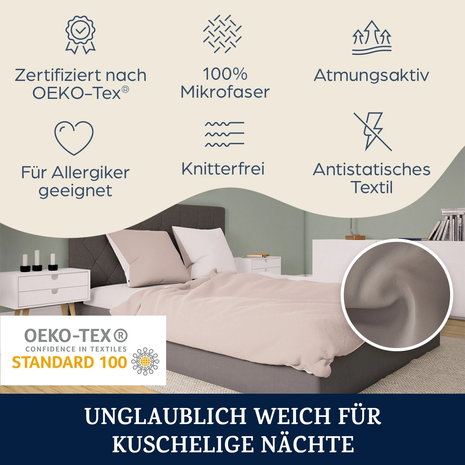 Soft Wonder-Edition Bettwäsche 200x200 Cm 4 Soft Wonder-Edition Bettwäsche 200x200 Cm – Bild 2