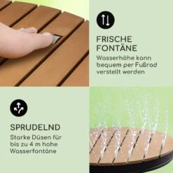 Sumatra Breeze Round Gartendusche WPC Aluminium 70x55cm Rund -Einrichtungsgeschäft 10036437 de 0004 usp