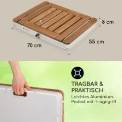 Sumatra Teak Square Gartendusche Aluminium Teakholz Tragegriff 14 Sumatra Teak Square Gartendusche Aluminium Teakholz Tragegriff -Einrichtungsgeschäft 10036438 de 0006 usp