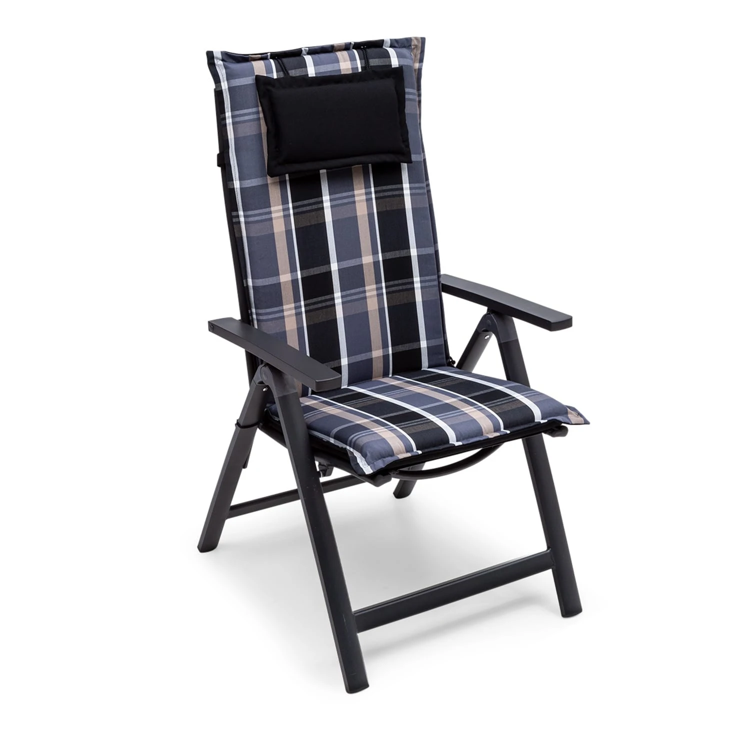 Elbe Polsterauflage Sesselauflage Hochlehner Gartenstuhl 50x120x8cm 4 Elbe Polsterauflage Sesselauflage Hochlehner Gartenstuhl 50x120x8cm – Bild 2