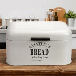 Delaware Brotkasten Metall 30x16x20,5 Cm Klappdeckel Lüftungslöcher -Einrichtungsgeschäft 10037443 yy 0005 logo