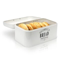 Delaware Brotkasten Metall 30x16x20,5 Cm Klappdeckel Lüftungslöcher -Einrichtungsgeschäft 10037443 yy 0006 logo