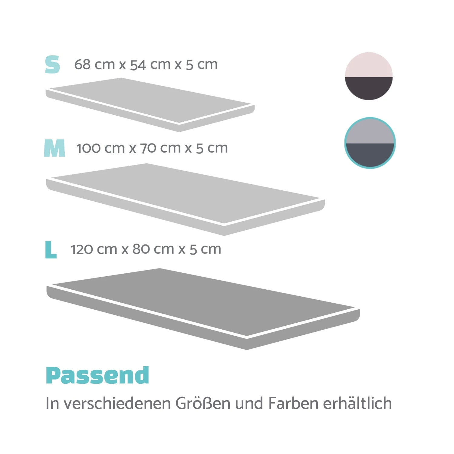 Finn Hundebett Waschbar Rutschfest Atmungsaktiv PE / Vlies Größe L 8 Finn Hundebett Waschbar Rutschfest Atmungsaktiv PE / Vlies Größe L – Bild 6