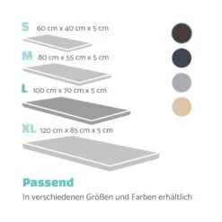 Luna Hundebett Waschbar Orthopädisch Rutschfest Memory-Schaum Größe L -Einrichtungsgeschäft 10037543 de 0007 logo