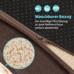 Balu Hundebett Hundekissen | Waschbar | Orthopädisch | Rutschfest | Atmungsaktiver Memory-Schaum | Größe XXL (120 X 10 X 100 Cm) -Einrichtungsgeschäft 10037563 de 0005 logo