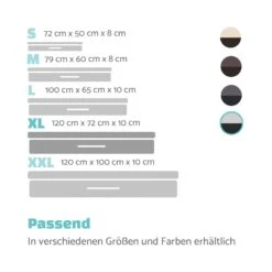 Balu Hundebett Hundekissen | Waschbar | Orthopädisch | Rutschfest | Atmungsaktiver Memory-Schaum | Größe XL (120 X 10 X 72 Cm) -Einrichtungsgeschäft 10037567 de 0007 logo