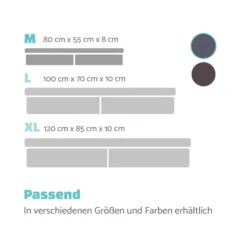 Hundebett Hundematte | Waschbar | Orthopädisch | Rutschfest | Atmungsaktiv | Klappbar Memory-Schaum | Größe M (80 X 8 X 55 Cm) 15 Hundebett Hundematte | Waschbar | Orthopädisch | Rutschfest | Atmungsaktiv | Klappbar Memory-Schaum | Größe M (80 X 8 X 55 Cm) -Einrichtungsgeschäft 10037569 de 0007 logo