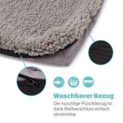 Bruno Hundebett Hundekorb | Waschbar | Orthopädisch | Rutschfest | Atmungsaktiv | Memory-Schaum | Größe L (100 X 17 X 70 Cm) -Einrichtungsgeschäft 10037583 de 0005 logo