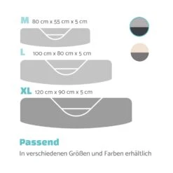 Lotte Hundebett Waschbar Rutschfest Memory-Schaum Größe XL -Einrichtungsgeschäft 10037592 de 0007 logo