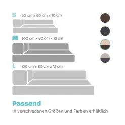 Odin Hundesofa Hundematte | Waschbar | Orthopädisch | Rutschfest | Atmungsaktiv | Memory-Schaum | Größe M (100 × 12 × 80 Cm) -Einrichtungsgeschäft 10037599 de 0007 logo