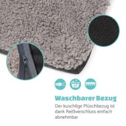 Emma Hundebett Hundekorb | Waschbar | Rutschfest | Atmungsaktiv | Wendematratze | Kissen | Größe M (80 X 20 X 70 Cm) -Einrichtungsgeschäft 10037611 de 0005 logo