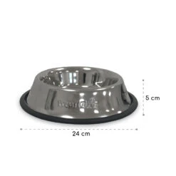 Hundenapf Trinkschale Napf 250 Ml Edelstahl Gummierung Rutschfest -Einrichtungsgeschäft 10037624 yy 0004 logo