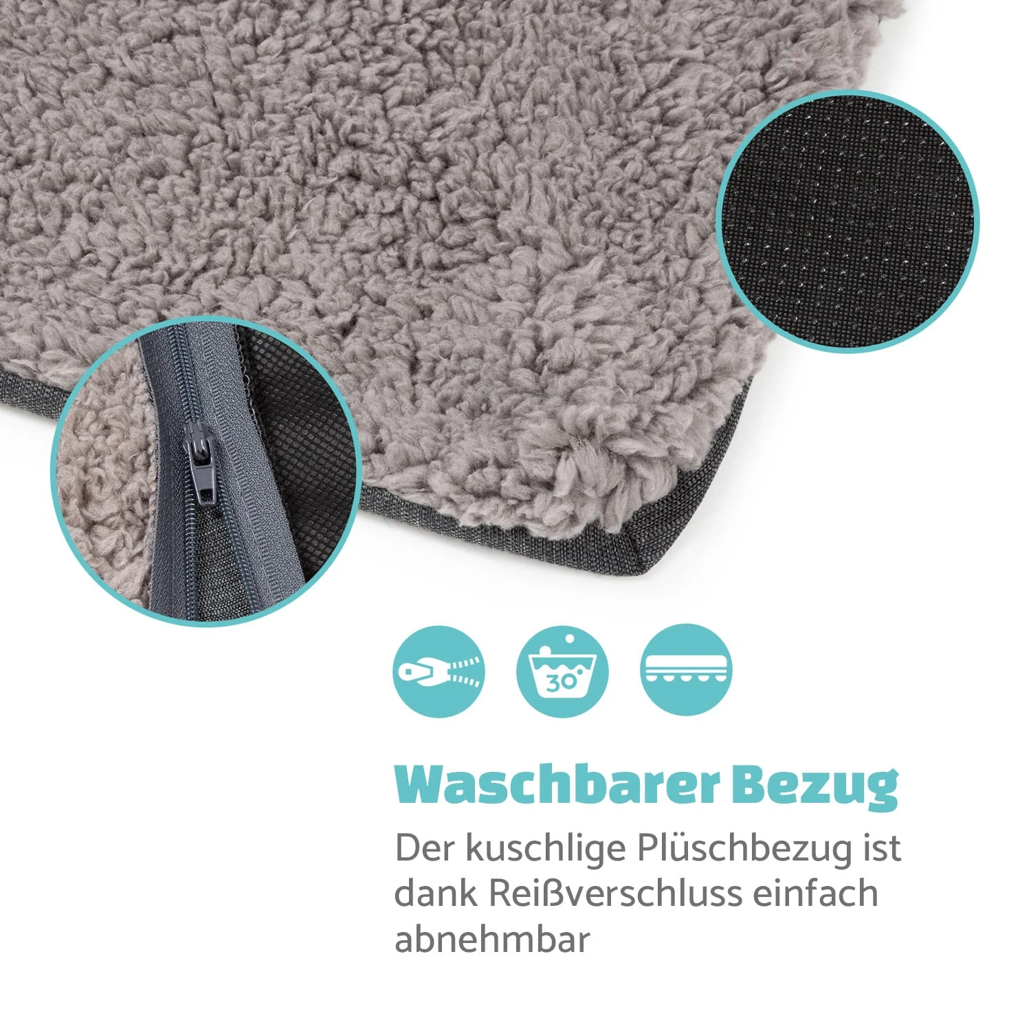 Emma Hundebett Ersatzbezug Waschbar Rutschfest Atmungsaktiv Größe L 4 Emma Hundebett Ersatzbezug Waschbar Rutschfest Atmungsaktiv Größe L – Bild 2