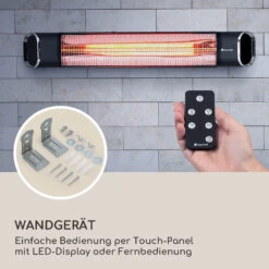 Dark Wave Infrarot-Heizstrahler 2000W Goldbeschichtete Carbonröhre IP65 Aluminium 20 Dark Wave Infrarot-Heizstrahler 2000W Goldbeschichtete Carbonröhre IP65 Aluminium -Einrichtungsgeschäft 10037730 de 0008 logo