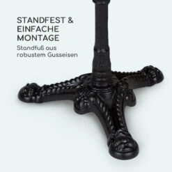 Patras Bistro-Tisch Marmortischplatte Ø60cm Gusseiserner Standfuß 14 Patras Bistro-Tisch Marmortischplatte Ø60cm Gusseiserner Standfuß -Einrichtungsgeschäft 10037740 de 0005 logo
