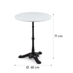 Patras Bistro-Tisch Marmortischplatte Ø60cm Gusseiserner Standfuß 17 Patras Bistro-Tisch Marmortischplatte Ø60cm Gusseiserner Standfuß -Einrichtungsgeschäft 10037740 yy 0008 logo