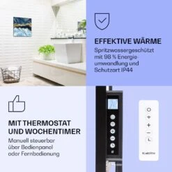 Wonderwall Air Art Smart Infrarotheizung Blauer Marmor 60x60cm 350W -Einrichtungsgeschäft 10037827 de 0004 logo