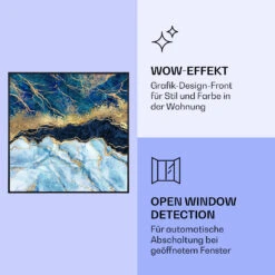 Wonderwall Air Art Smart Infrarotheizung Blauer Marmor 60x60cm 350W -Einrichtungsgeschäft 10037827 de 0006 logo