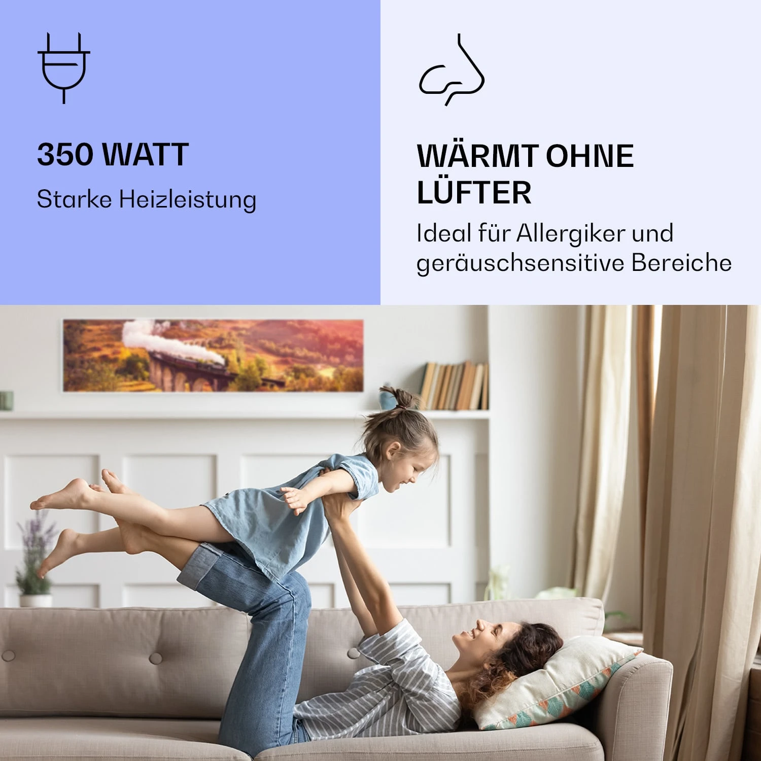 Wonderwall Air Art Smart Infrarotheizung Zug 120x30cm 350W 7 Wonderwall Air Art Smart Infrarotheizung Zug 120x30cm 350W – Bild 5