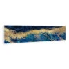 Wonderwall Air Art Smart Infrarotheizung Blauer Marmor 120x30cm 350W