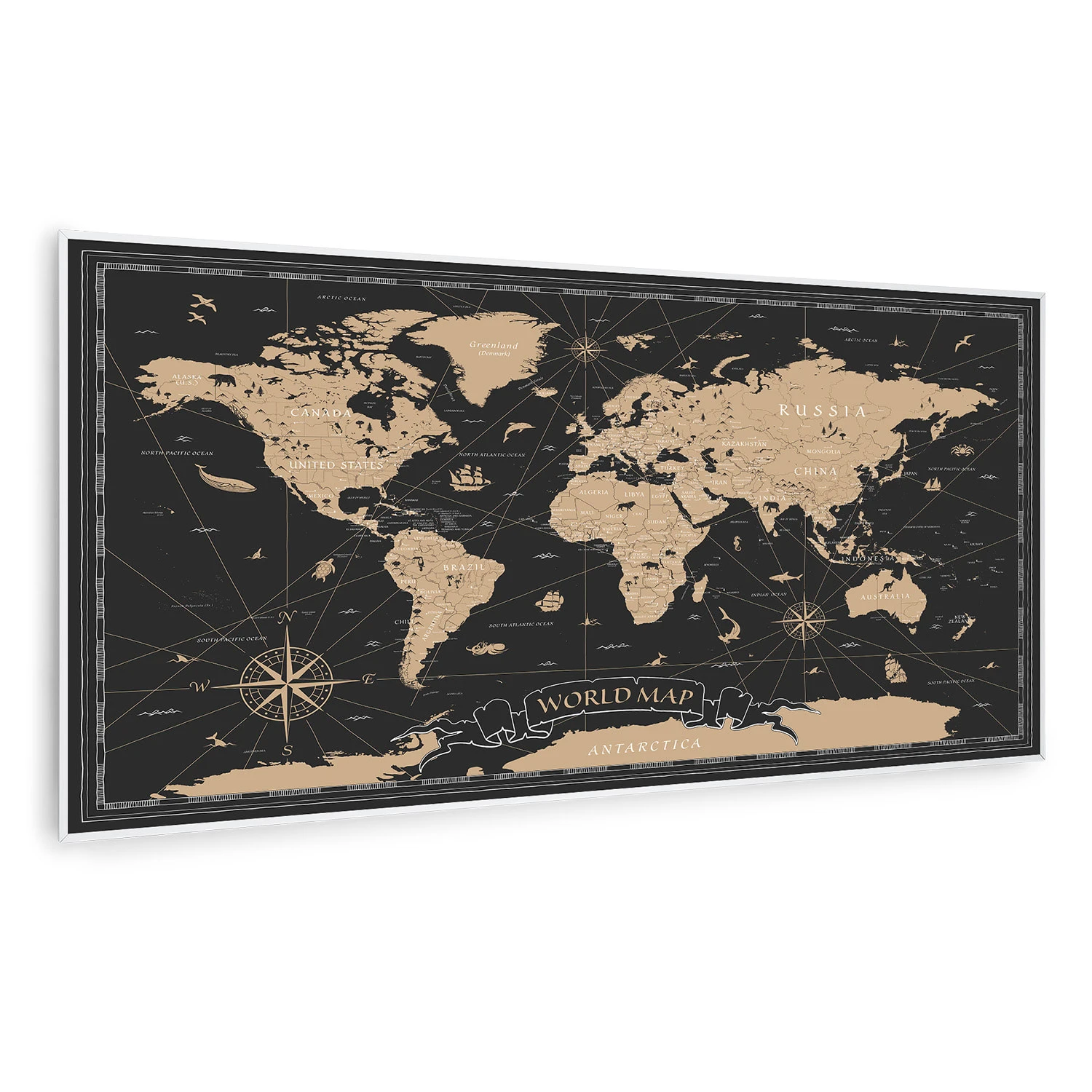 Wonderwall Air Art Smart Infrarotheizung Nachtkarte 120x60cm 700W 3 Wonderwall Air Art Smart Infrarotheizung Nachtkarte 120x60cm 700W