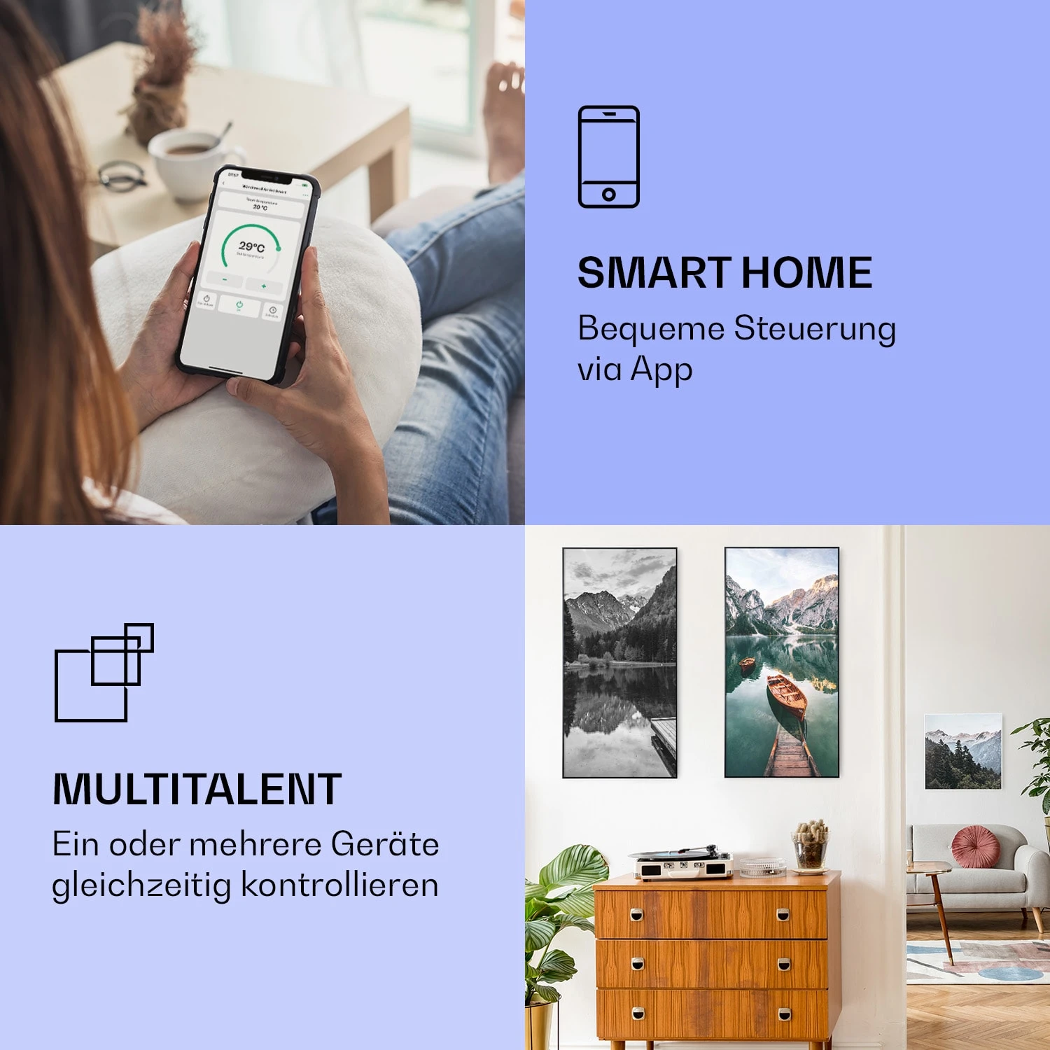 Wonderwall Air Art Smart Infrarotheizung See Vertikal 60x120cm 700W 4 Wonderwall Air Art Smart Infrarotheizung See Vertikal 60x120cm 700W – Bild 2