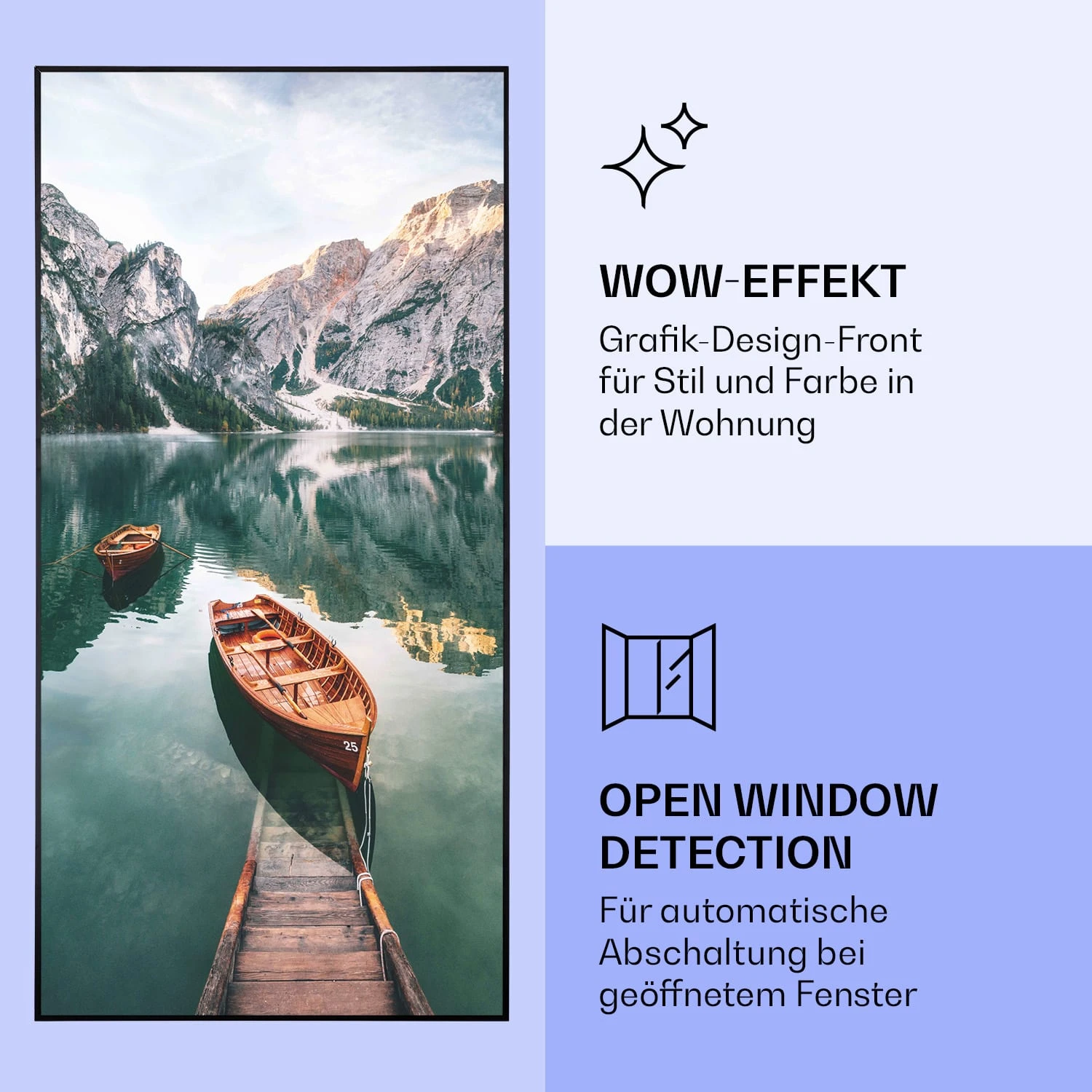 Wonderwall Air Art Smart Infrarotheizung See Vertikal 60x120cm 700W 8 Wonderwall Air Art Smart Infrarotheizung See Vertikal 60x120cm 700W – Bild 6