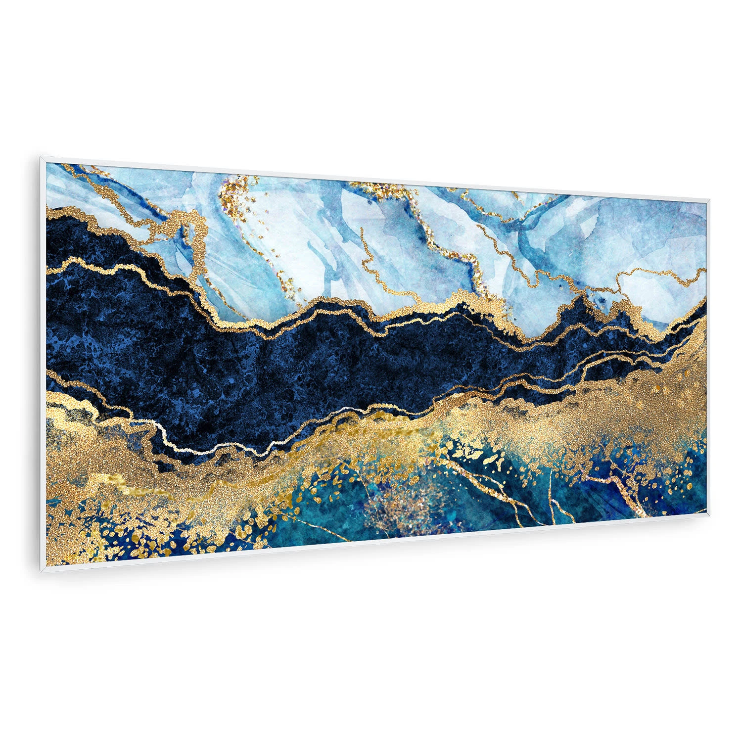 Wonderwall Air Art Smart Infrarotheizung Blauer Marmor 120x60cm 700W 3 Wonderwall Air Art Smart Infrarotheizung Blauer Marmor 120x60cm 700W