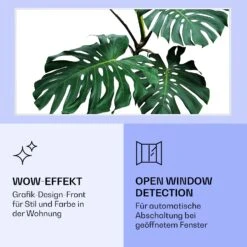 Wonderwall Air Art Smart Infrarotheizung Grünes Blatt 120x60cm 700W -Einrichtungsgeschäft 10037916 de 0006 logo