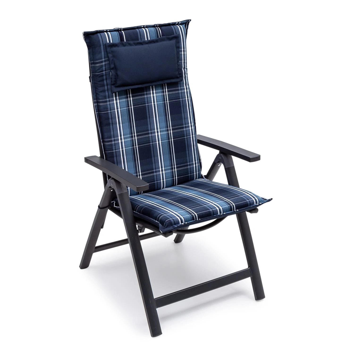 Donau Polsterauflage Sesselauflage Hochlehner Gartenstuhl Polyester 50x120x6cm 4 Donau Polsterauflage Sesselauflage Hochlehner Gartenstuhl Polyester 50x120x6cm – Bild 2