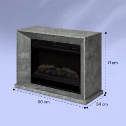 Crater Lake Elektrokamin 1900 W LED-Technik Fernbedienung -Einrichtungsgeschäft 10037982 yy 0007 logo