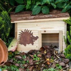 Igelhaus Futterhaus Überwinterung 2 Kammern Tannenholz Unbehandelt -Einrichtungsgeschäft 10038025 yy 0002 logo