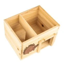 Igelhaus Futterhaus Überwinterung 2 Kammern Tannenholz Unbehandelt -Einrichtungsgeschäft 10038025 yy 0005 logo