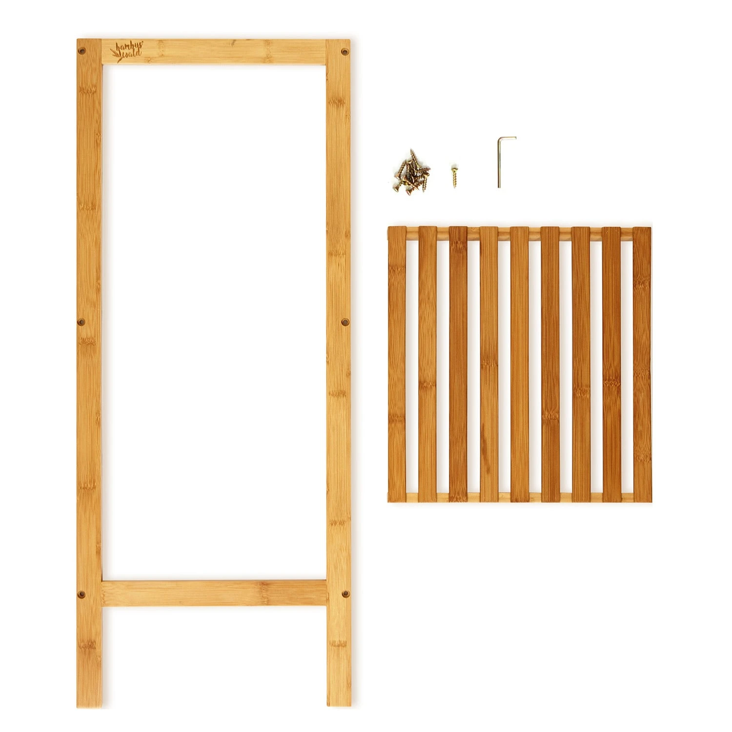 Regal Mehrzweckregal 3 Etagen 34x80x33cm (BxHxT) Kombinierbar Bambus 7 Regal Mehrzweckregal 3 Etagen 34x80x33cm (BxHxT) Kombinierbar Bambus – Bild 5