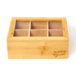 Teebox 6 Fächer 90 Teebeutel Kunststoff-Sichtfenster Bambus 12 Teebox 6 Fächer 90 Teebeutel Kunststoff-Sichtfenster Bambus -Einrichtungsgeschäft 10038069 yy 0004 logo