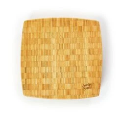 Bambus-Hackbrett 30 X 6,8 X 30 Cm (BxHxT) Standfüße Haltegriff Pflegeleicht -Einrichtungsgeschäft 10038092 yy 0003 logo