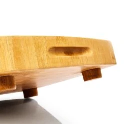 Bambus-Hackbrett 30 X 6,8 X 30 Cm (BxHxT) Standfüße Haltegriff Pflegeleicht -Einrichtungsgeschäft 10038092 yy 0005 logo