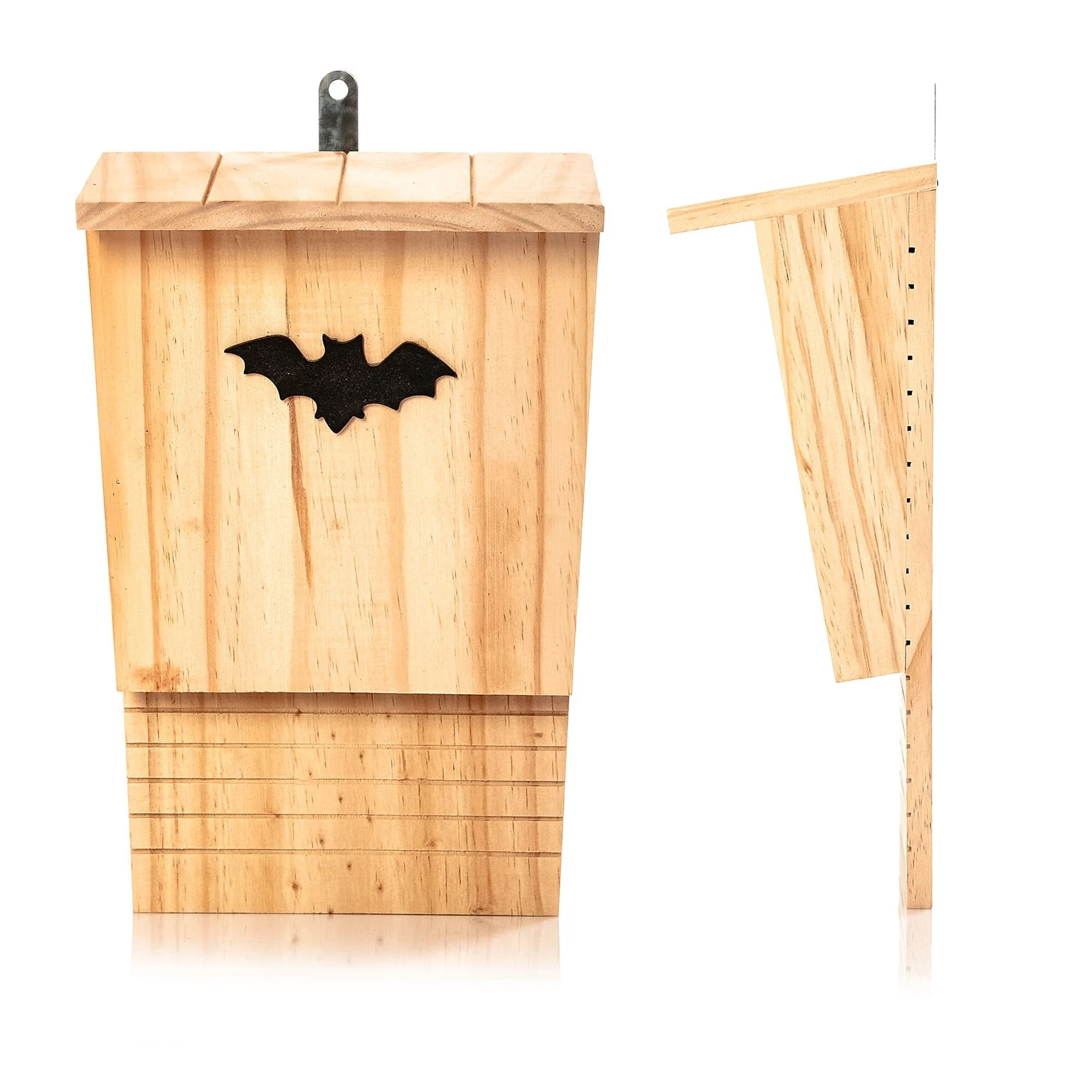 Fledermaushaus Nistkasten Überwinterungshilfe Ganzjährig Kiefer 10 Fledermaushaus Nistkasten Überwinterungshilfe Ganzjährig Kiefer – Bild 8