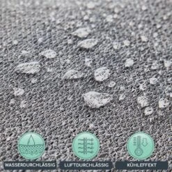 Rechteckiges Sonnensegel 5x7 M Mit Befestigungsringen Polyester Luftdurchlässig -Einrichtungsgeschäft 10038166 de 0003 logo