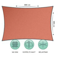 Quadratisches Sonnensegel 2 X 3 M Polyester Luftdurchlässig 13 Quadratisches Sonnensegel 2 X 3 M Polyester Luftdurchlässig -Einrichtungsgeschäft 10038213 de 0006 logo